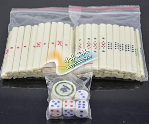 AllForYou Japanische Mahjong-Chips Poker-Chips Mahjong zählen Stöcke von AllForYou