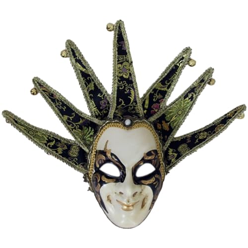 Allbestop Damen Herren Venezianischen Maske,Retro Maskerade Masken Für Karnevals Halloween Party Maskerade-Maske Für Herren Maskenball Maske Herren Kostüm Paar Fasching Dekoration von Allbestop