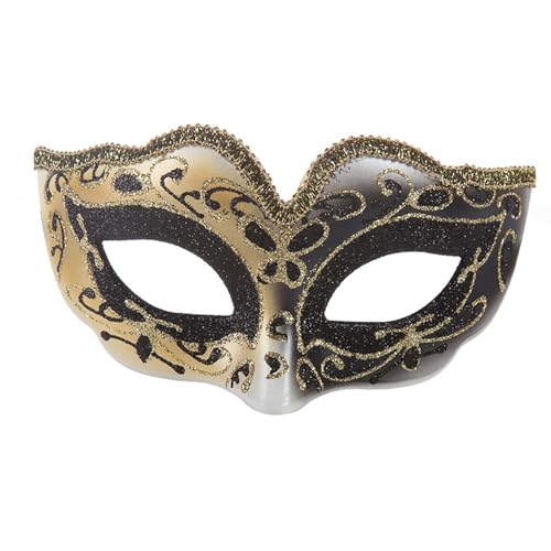 Allbestop Venezianische Gesichts Augen Maske,Schwarz Spitze Maske Für Karneval Paar Maskerade Mask Faschingsmaske Maskerade Maske Set Für Cosplay Kostüm Ball Fasching von Allbestop