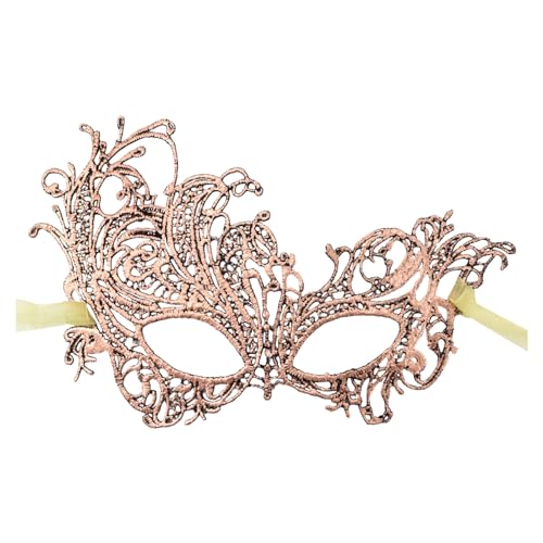 Allbestop Venezianische Maske Damen,Maske Für Halloween Karneval Party Kostüm Ball Fun Vintage Maskerade Maske Maskenball Maske Black Swan Kostüm Damen Tanz Ball Party von Allbestop