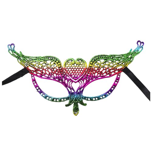 Allbestop Venezianische Maske Spitze Kostüm,Karneval Accessoires Damen Kreatives Design, Tanzparty, Maskerade, Cosplay-Party Maske Maskenball Frau Kostüm Paar Masquerade Mask von Allbestop