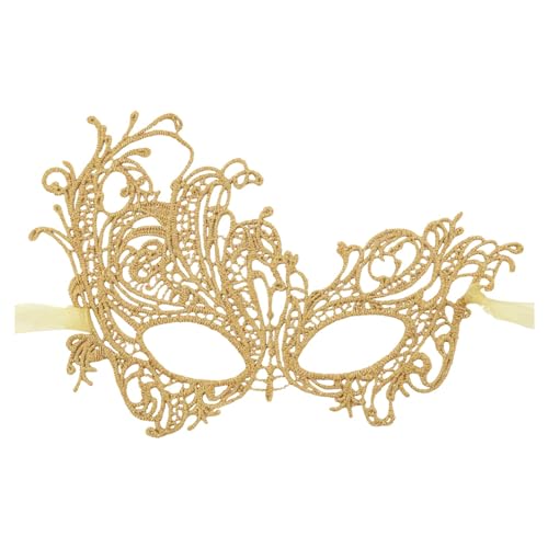 Allbestop Venezianische Maske Spitze Kostüm,Karneval Party Kostüm Ball Schwarz Augenmaske Maskerade Fasching Verkleidung Maskenball Party Kostüm Maskenball Frau MäDchen Cosplay Foto-Shooting von Allbestop