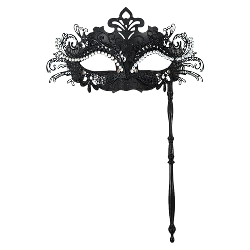 Allbestop Venezianische Maske Spitze Kostüm,Partymaske Für Halloween Karneval Abendkleid Tanz Ball Party Halloween Maskerade Maske Gesicht Für Halloween Karneval Party Kostüm Fasching von Allbestop