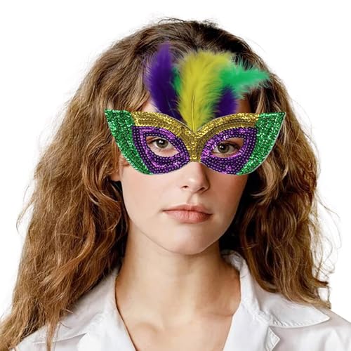 Allbestop Venezianische Masken,Partymaske Für Halloween Karneval Abendkleid Tanz Ball Party Maskerade-Maske Für Herren Anonymous Maske Venedig Maskenball Kleid Und Kostüme Faschingsdeko von Allbestop