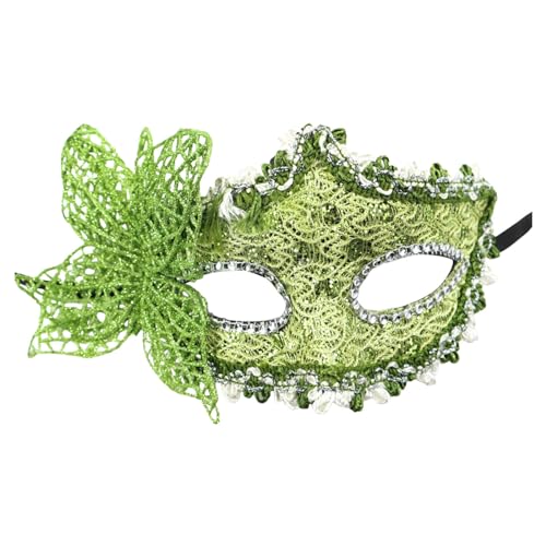 Allbestop Venezianische Masken Für Frauen,Karneval Dekorationen Maskerade Spitzenmasken Für Damen Maske Fasching Maskerade Maske Set Für Cosplay Kostüm Ball Black Mask von Allbestop