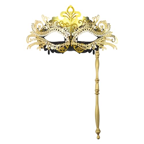 Allbestop Venezianische Retro-Maske,Augenmaske Venice, Ornamente, Maskenball, Venedig, Karneval, Kostüm Augenmaske Maskerade Katzenmaske Maskerade Maske Set Für Cosplay Kostüm Ball Fasching von Allbestop