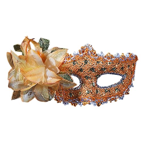 Allbestop Venezianische Retro-Maske,Maske Für Halloween Karneval Party Kostüm Ball Paar Maskerade Mask Mode Party Cosplay Maskenball Masken Party Kostüm Maskenball Frau MäDchen Fasching von Allbestop