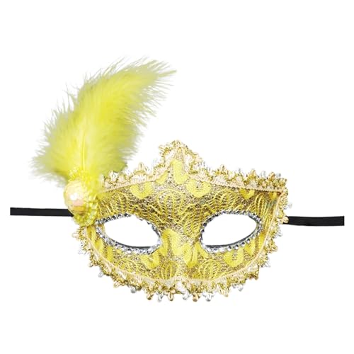 Allbestop Venezianischen Masquerade Maske,Für Halloween-Party, Karneval, Maskarade-Ball Paar Maskerade Mask Katzen Maske Black Swan Kostüm Damen Verführerisches Damen Accessoire von Allbestop