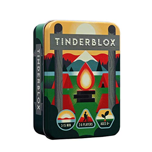 Alley Cat Games Tinderblox (Tag) Geschicklichkeits-Stapelspiel - Ausgezeichnetes Reisespiel von Alley Cat Games