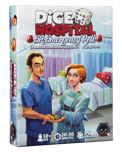 Dice Hospital Emergency Roll by Alley Cat Games, Strategie-Brettspiel von Alley Cat Games