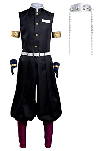 Alleyon Demon Cosplay Tengen Uzui Kostüm Uniform Anime von Alleyon