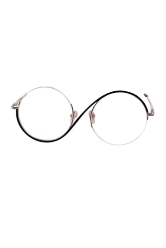 Alleyon Elphaba Kostüm Brille Metallrahmen Runde Brille Hexe Cosplay Brille von Alleyon