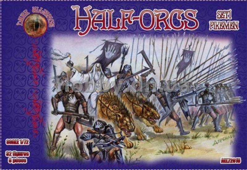 Half-Orcs pikemen, set 1 von Alliance