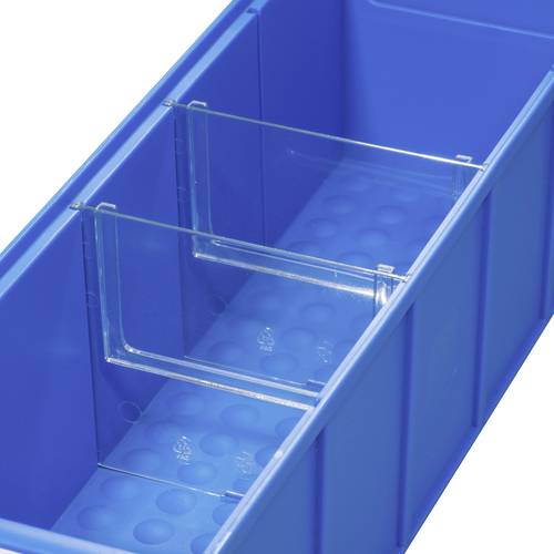 Allit 456590 Zwischenwand für Lagersichtbox ProfiPlus ShelfBox Divider S Transparent 4St. von Allit