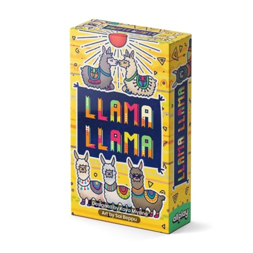 Allplay Llama Llama | Strategic Card Game of Hidden Goals | Bluffing, Hand Crafting, and Deduction | 2–4 Players | 20-Minute Playtime | Ages 10+ | Small Box Game Allplay Llama Llama | Strategic Card Game of Hidden Goals | Bluffing, Hand Crafting, and Deduction | 2–4 Players | 20-Minute Playtime | Ages 10+ | Small Box Game von Allplay