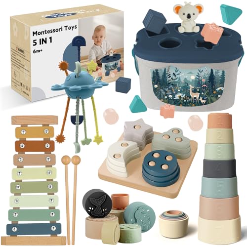 Almaxi Baby Spielzeug,5 in 1 Montessori Spielzeug Almaxi Baby Spielzeug,5 in 1 Montessori Spielzeug von Almaxi