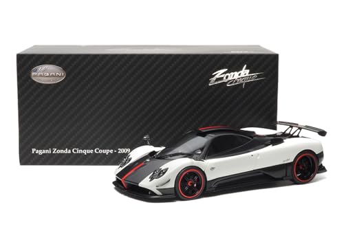 Almost Real 850604001 - Pagani Zonda Cinque Coupe RHD Bianco Benny 2009 - maßstab 1/18 - Modellauto von Almost Real