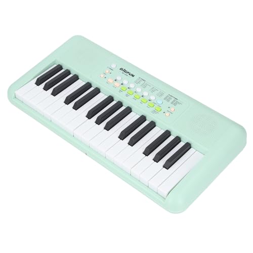 32 Tasten, Multifunktionale Elektronische Tastatur für , 16 Töne, 10 Rhythmen, 10 Demos, Tragbares Klavier, Lautstärkeregelung, Zwei Lautsprecher (1) von Alomejor