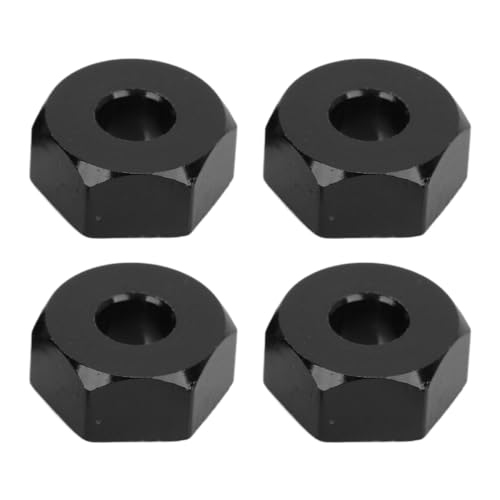 4PCS 12mm Hex Radnabe Montieren RC Auto Hex Drive Adapter Hervorragende Befestigung für MJX 14210 14209 1/14 16207 16208 16209 1/16 RC Auto (Black) von Alomejor