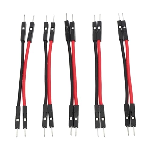 5PCS RC-Motorkabel 2-poliger Stecker, 030 050 180 Bürstenmotor-ESC-Verbindungskabel für Axial SCX24 von Alomejor