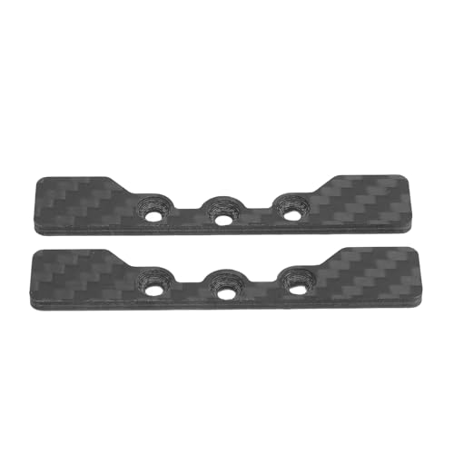 Alomejor 2PCS RC Lower Arm Stopper Carbon RC Lower Arm Stopper Platte Ersatz für TT02 RC Auto Upgrade Teile von Alomejor