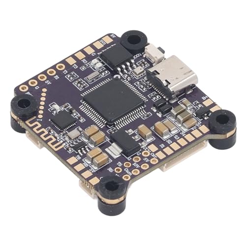 Alomejor 32-Bit-Steuerplatine mit STM32F722 für MPU6500 SPI mit 4-Wege-LED-Anschlüssen für Empfänger, Bildsender, Kameras, Summer von Alomejor