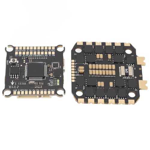 Alomejor 55A 4-in-1-ESC-Drohnensteuerung F405, STM32F405-MCU, LED-Streifen, GPS-Unterstützung, 3-6S Lipo-Eingang 5V3A BEC-Ausgang 12V2,5A von Alomejor