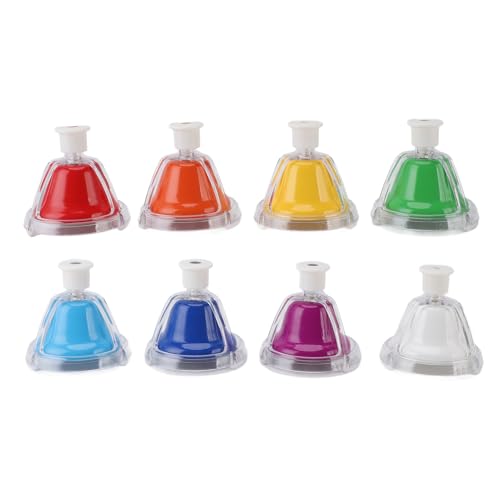 Alomejor 8 PCs Schreibtisch Handglocke 8 Note Hand Bell, Metal ABS -Musiktisch mit Augenkoordination für Kinder Alomejor 8 PCs Schreibtisch Handglocke 8 Note Hand Bell, Metal ABS -Musiktisch mit Augenkoordination für Kinder von Alomejor
