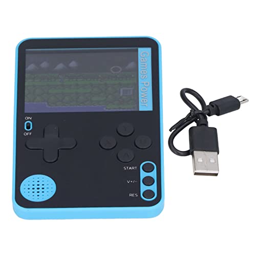 Blaue Handheld-Spielkonsole Retro Portable Game Player Videospiel-Player 2,4-Zoll-Farbbildschirm von Alomejor