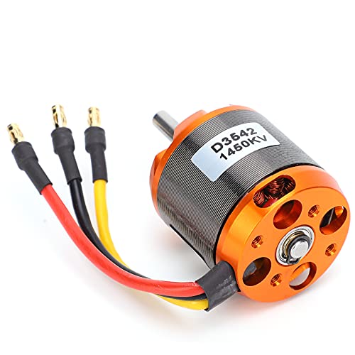 Alomejor D3542 Brushless Motor, RC-Flugzeug-Ersatzzubehör für RC-Starrflügelflugzeuge (1250 kV) von Alomejor