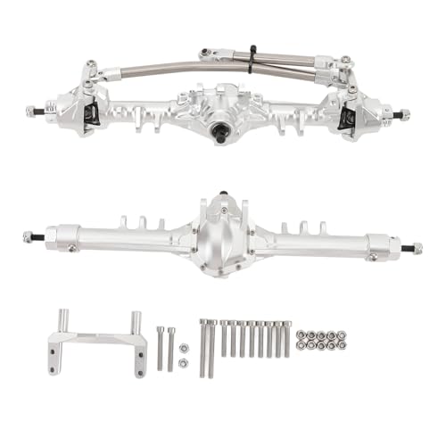 Alomejor Dickwandiges Rohrverstärkungsrippen-Antriebs-Hinterachsset aus Aluminiumlegierung mit Fortschrittlichen Dichtungsringen für SCX10 II von Alomejor