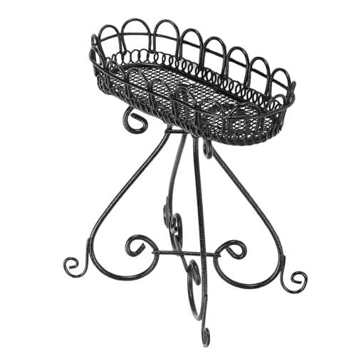 Alomejor Elegante Unterstützung für die Eisenanlage in Miniatur für Dollhouse - Ideales Design für Miniaturszenen, für Geburtstage und Feiertage Alomejor Elegante Unterstützung für die Eisenanlage in Miniatur für Dollhouse - Ideales Design für Miniaturszenen, für Geburtstage und Feiertage von Alomejor