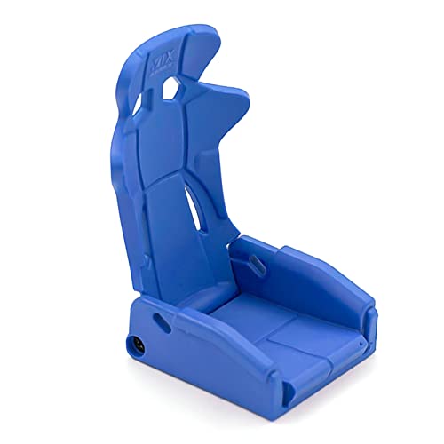 Alomejor Fahrersitz für RC-Car-Ersatz, Blau, A-Stil, Simuliert den Fahrersitz eines Echten Autos, Ideal für RC-Car-Enthusiasten (Blauer Typ A) von Alomejor