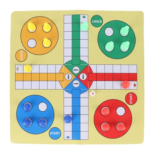 Alomejor Faltbares Flying Chess -Brettspiel, 35 cm Faltbare Klassische Strategie für -Party -Reiseurlaub Alomejor Faltbares Flying Chess -Brettspiel, 35 cm Faltbare Klassische Strategie für -Party -Reiseurlaub von Alomejor