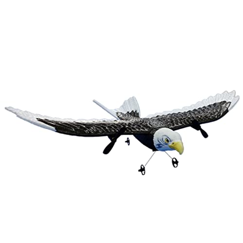 Alomejor Ferngesteuertes Flugzeug 2CH EPP Foam Eagle Starrflügel 2,4 GHz Frequenz 150 MAh Akku 12 Minuten Flugzeit für Outdoor-Spaß (1 Batterie) von Alomejor