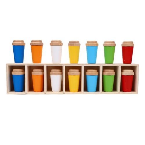 Alomejor Flaschenfarben Matching -Spiel, Holzflip -Brettspiel mit 14 Flaschen und Lagerregal für Familien Lernen Spielzeug Alomejor Flaschenfarben Matching -Spiel, Holzflip -Brettspiel mit 14 Flaschen und Lagerregal für Familien Lernen Spielzeug von Alomejor