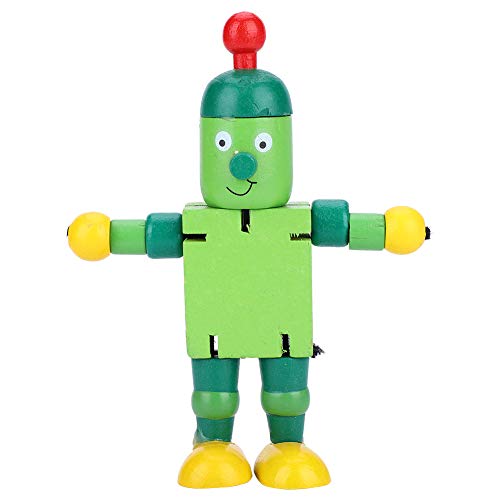 Alomejor Holzroboterspielzeug, Holzroboterspielzeug, Lehrreicher Lernspaß für und Mädchen (Green) von Alomejor