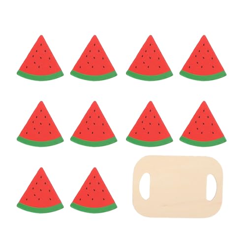 Alomejor Holzspiel Essen, Wassermelon Spielzeugküche Spielset mit 10 -pc -Verbundholzfrüchten für , So Tun Sie Kochen Alomejor Holzspiel Essen, Wassermelon Spielzeugküche Spielset mit 10 -pc -Verbundholzfrüchten für , So Tun Sie Kochen von Alomejor