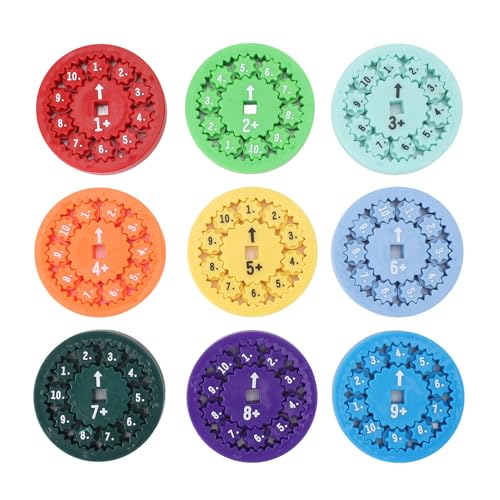 Alomejor Mathematik Fakten Fingerspitze Spielzeug Math Rotation Spielzeug Mathematik Lernspiel Interaktives Bildungswerkzeug mit Leuchtenden Farben für Erwachsene Klassenzimmer (Addition und Alomejor Mathematik Fakten Fingerspitze Spielzeug Math Rotation Spielzeug Mathematik Lernspiel Interaktives Bildungswerkzeug mit Leuchtenden Farben für Erwachsene Klassenzimmer (Addition und von Alomejor