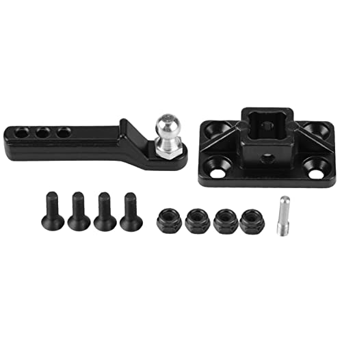 Alomejor Metall-Abschlepphaken für RC-Crawler-Autos mit Anhängerkupplung, CNC-gefräst von Alomejor