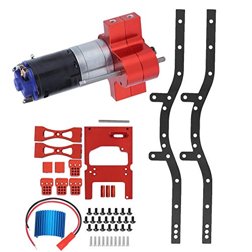 Alomejor Metall-Autorahmen, RC-Teile, Upgrade in DREI Farben Zur Auswahl, Ersatz-Autorahmen-Kit für C14 C14K C24 C24K RC-Zubehör (Rot) von Alomejor