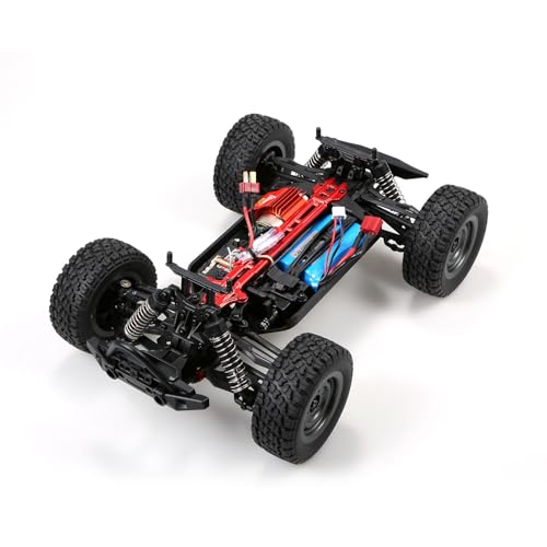 Alomejor Off-Road-RC-Auto, Hochgeschwindigkeitsleistung, Batterie mit Großer Kapazität für Verschiedene Gelände, 2,4-GHz-Funksystem, Anti-Jamming-Fähigkeit von Alomejor