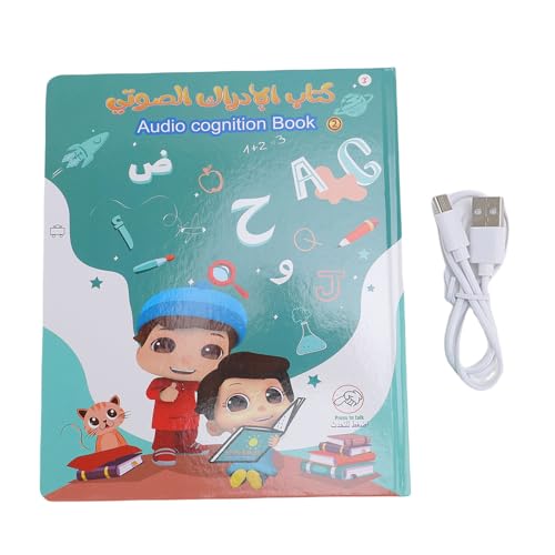 Alomejor Pädagogisches -Soundbuch, Arabisch-Englisch, Zweisprachig, Interaktives Lernen, Batteriebetriebenes Soundbuch-Spielzeug für Alomejor Pädagogisches -Soundbuch, Arabisch-Englisch, Zweisprachig, Interaktives Lernen, Batteriebetriebenes Soundbuch-Spielzeug für von Alomejor