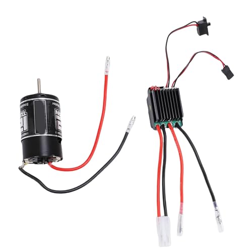 Alomejor RC 550 Gebürstetem Motor, 6 12 V 16AWG Gebürsteten Motor für RC -Crawler, Autos, Boote mit 320A ESC BEC BEC 5V2A Alomejor RC 550 Gebürstetem Motor, 6 12 V 16AWG Gebürsteten Motor für RC -Crawler, Autos, Boote mit 320A ESC BEC BEC 5V2A von Alomejor