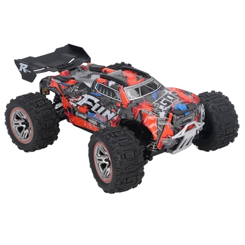 Alomejor RC-Auto mit Bürstenlosem Motor, Motor und Öldruck-Stoßdämpfung, Hochgeschwindigkeits-Offroad-Rennmodell mit Lichtern für WLtoys (1 Batterie) von Alomejor