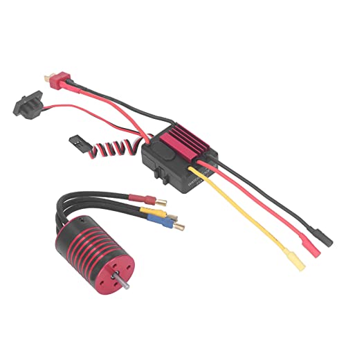 Alomejor RC-Car-Brushless-Regler, 2838-Brushless-Motor und 35A-Brushless-Regler-Set für 1/14 1/16 RC-Car (4400 kV) von Alomejor