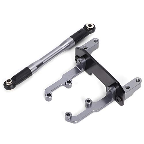 Alomejor RC Servo Stand Mount Lenkstange Aluminiumlegierung für Axial SCX10 II 90046 1/10 Ferngesteuertes Auto von Alomejor