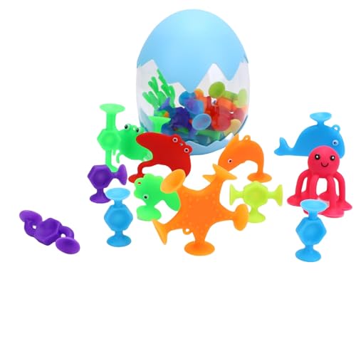 Alomejor Saugspielzeug, Kinderbadesspielzeug, Sensorisches Entwicklungsspielzeug für 3-7 Jahre, Aufbewahrungsbox Enthalten Alomejor Saugspielzeug, Kinderbadesspielzeug, Sensorisches Entwicklungsspielzeug für 3-7 Jahre, Aufbewahrungsbox Enthalten von Alomejor