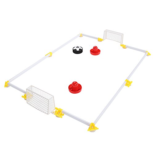 Alomejor Tabelle Air Power Fußball Spielzeug Air Power Fußball Disk Hover Ball Air Hockey Hover Fußball Fußballplatz Spiel Spielzeug Set für Kinder von Alomejor