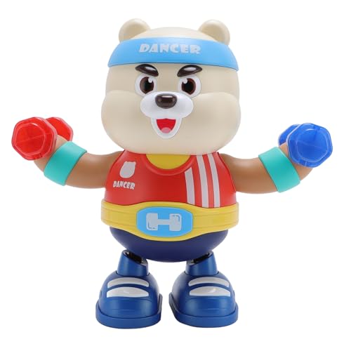 Alomejor Tancing Bear Toy, Elektro -Tanzroboter mit Lichter Musik für 3,4,5,6 Jahre Innenspiel Alomejor Tancing Bear Toy, Elektro -Tanzroboter mit Lichter Musik für 3,4,5,6 Jahre Innenspiel von Alomejor